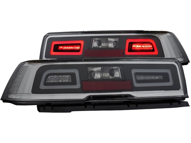 2014-2015 Non-RS Camaro L.E.D. Tailights with Red Lens and L.E.D Brake Light Part# GM651-BUSE2, 03-CO14TLEDSM