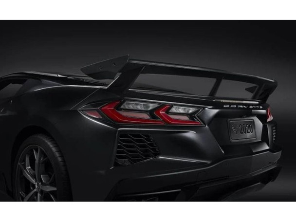 GM C8 Corvette High Wing Spoiler, Black