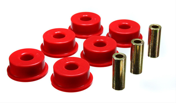 Energy Suspension Differential Carrier Bushing Set, Red :: 2010-2013 Camaro