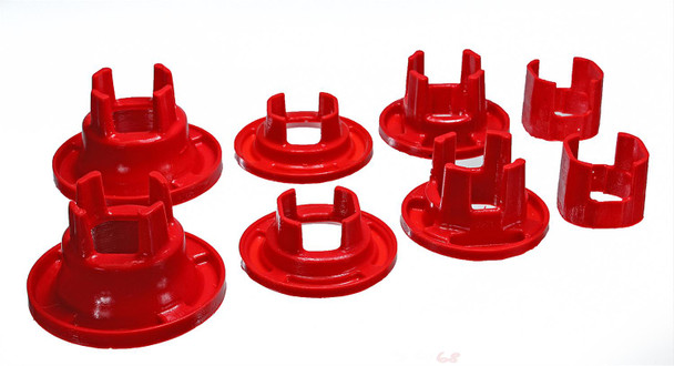 Energy Suspension Street Rear Sub Frame Bushing  Inserts, Red :: 2010-2015 Camaro