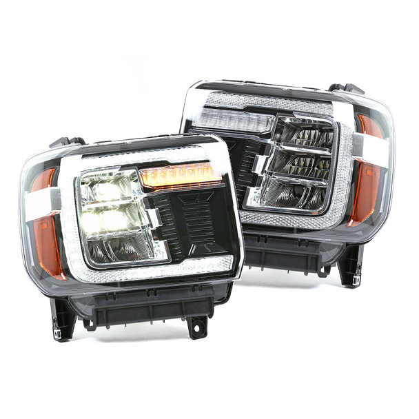 Form Lighting LED Reflector Headlights :: 2014-2018 GMC Sierra 1500