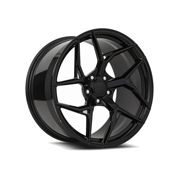 MRR F10 Forged Front Right Side Wheel, Gloss Black, 19x8.5 :: 2020-2024 C8 Corvette