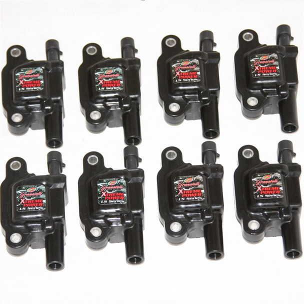 Granatelli  Direct Ignition Coil Set 80K, Black :: 2016-2023 Camaro SS & ZL1