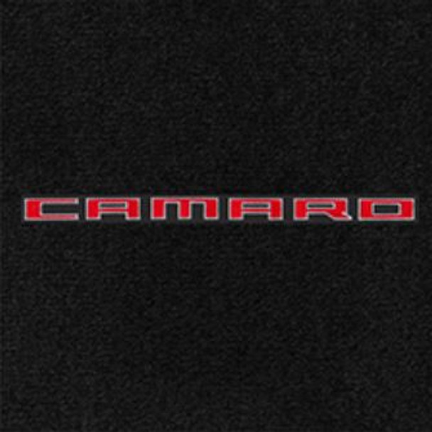 Lloyd 2pc Ultimat Front Floor Mats, Black Mats w/ Red Camaro Logo :: 2010-2015 Camaro SS