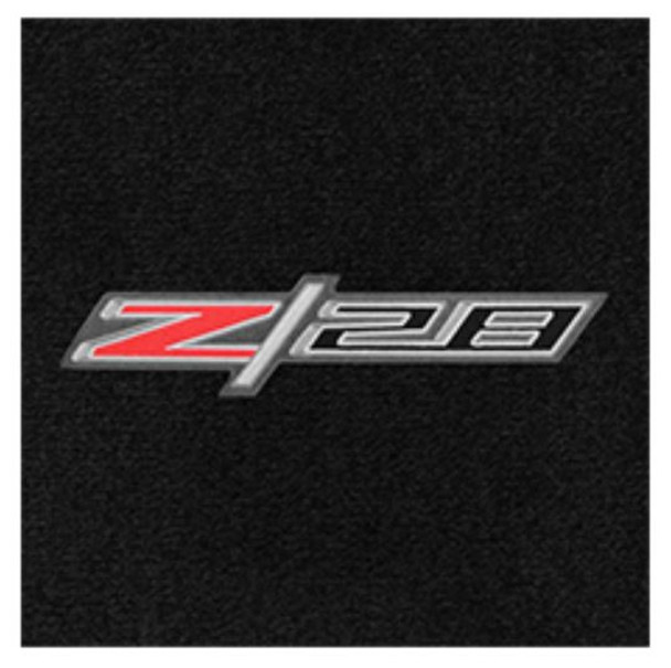 Lloyd 2pc Ultimat Front Floor Mats, Black Mats w/ Z28 Logo :: 2010-2015 Camaro SS