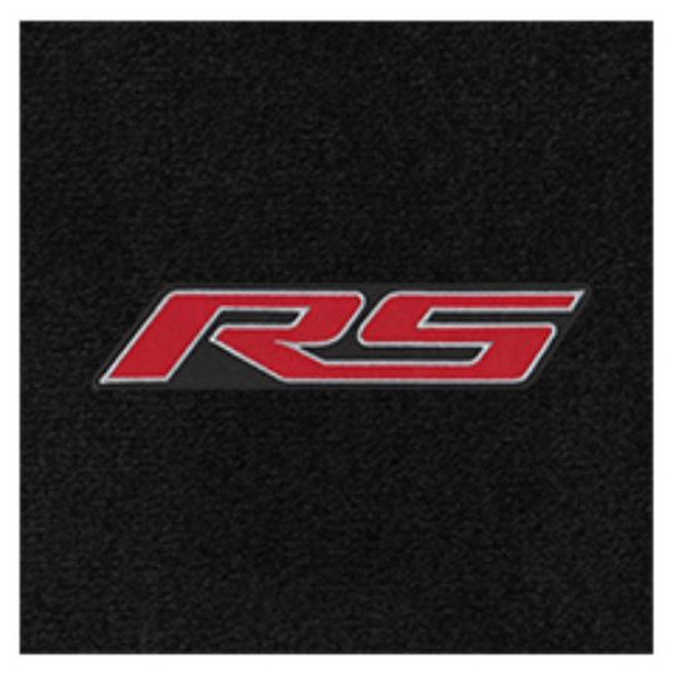 Lloyd 2pc Ultimat Front Floor Mats, Black Mats w/ Red RS Logo :: 2010-2015 Camaro