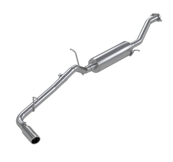 MBRP Armor Plus 2.5" Cat-Back Exhaust System w/ 3.5" Single Polished Tip, Single Side Exit :: 2004-2012 Chevrolet Colorado, GMC Canyon 2.8/2.9/3.5/3.7L, Extended Cab & Crew Cab, Short Bed