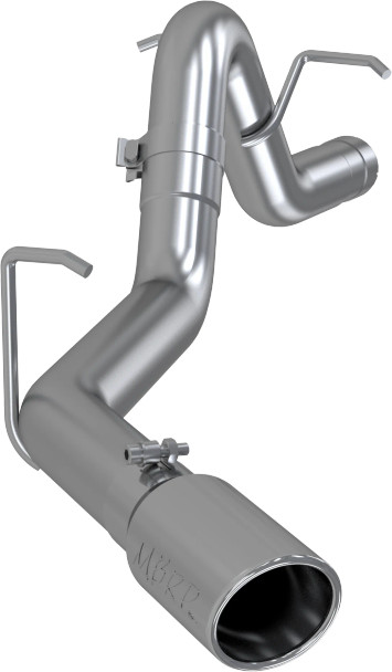 MBRP Armor Pro 3" DFP-Back Exhaust System w/ 4" Single Polished Tip, Single Side Exit :: 2014-2022 Chevrolet Colorado, GMC Canyon 2.5L I4, 3.6L V6