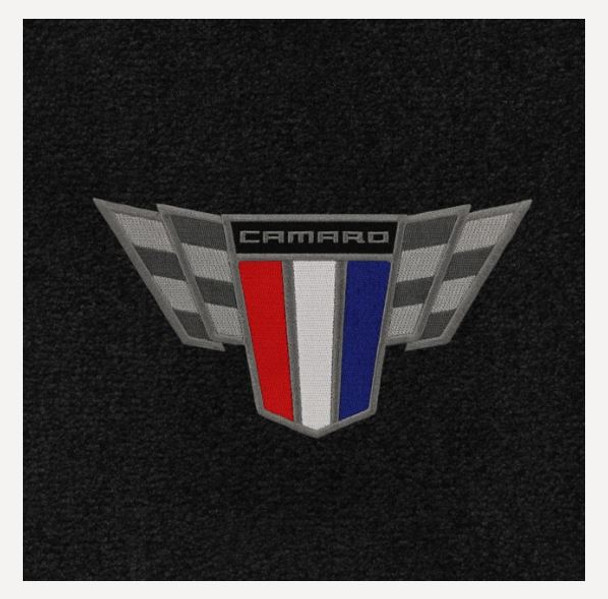 Lloyd Ultimat Trunk Mat, Black Mat w/ Camaro Commemorative Applique :: 2010-2015 Camaro