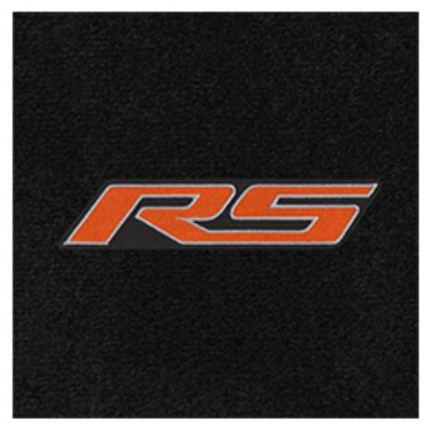 Lloyd Ultimat Trunk Mat, Black Mat w/ Orange RS Logo :: 2010-2015 Camaro