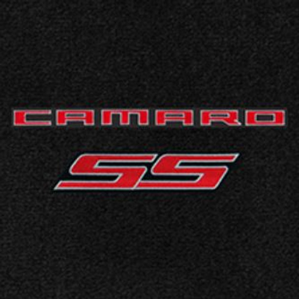 Lloyd Ultimat Trunk Mat, Black Mat w/ Red Camaro SS Logo :: 2010-2015 Camaro