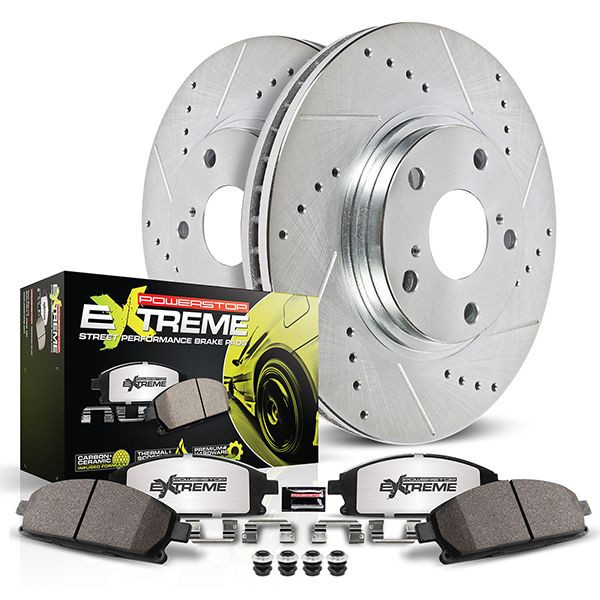 PowerStop Z26 Extreme Street Warrior Upgrade Kit, Front
