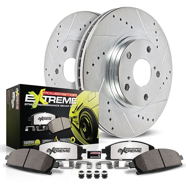 PowerStop Z26 Extreme Street Warrior Rear Brake Upgrade Kit :: 2010-2015 Camaro SS & 2012-2024 Camaro ZL1