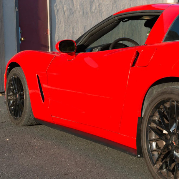 EOS Side Skirts, Unpainted Primer :: 2005-2013 C6 Corvette Base