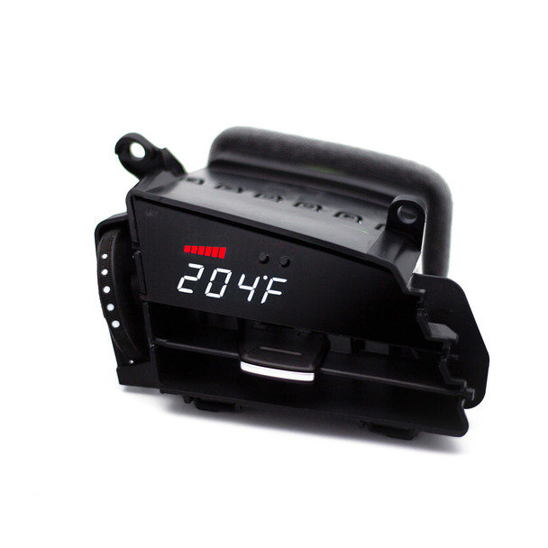 P3 Gauges V3 OBD2 Multi-Gauge w/ Pre-Installed OEM Vent Trim, Red/White :: 2016-2019 Cadillac CTS-V