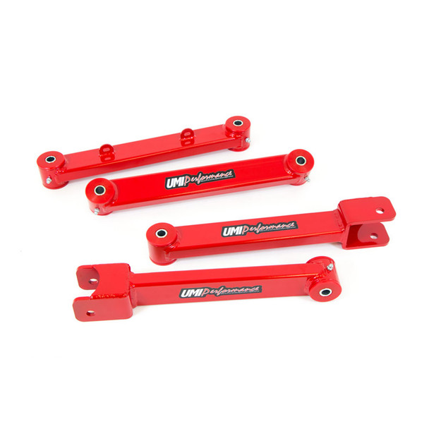 UMI Rear Trailing Arms and Toe Rod Kit, Red :: 2010-2015 Camaro