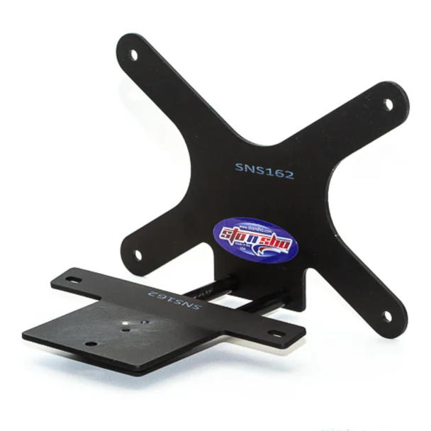 STO N SHO Quick-Release Front License Plate Bracket :: 2016-2019 Cadillac CTS-V w/Carbon Fiber Splitter