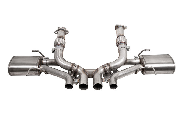 Corsa 3.0" Cat-Back Exhaust System w/NPP Sound Control, No Tips :: 2023-2024 C8 Corvette Z06