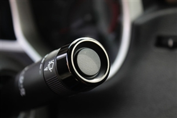 Billet Customs Windshield Washer Control Knob Bezel, Black :: 2010-2015 Camaro - Clearence