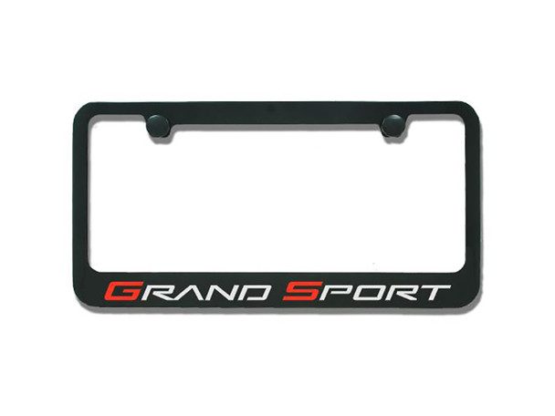 Elite C6 "Grand Sport" License Plate Frame, Black :: 2010-2013 Corvette Grand Sport