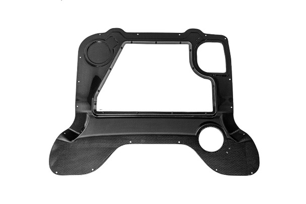 EOS HTC Carbon Fiber Engine Bay Cover, Exposed :: 2020-2024 C8 Corvette Stingray & Z06 Convertible