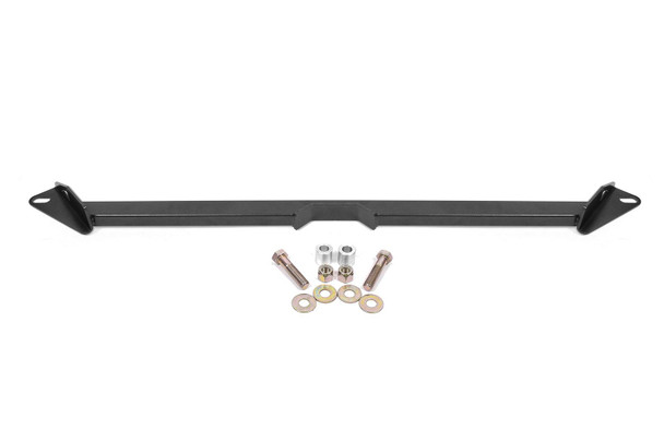 BMR 2-Point Front Subframe Chassis Brace, Black Hammertone :: 2015-2025 Ford Mustang