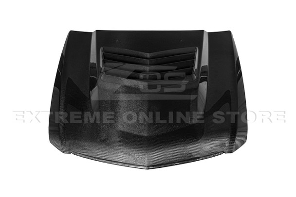 EOS Middle Vented Hood, Carbon Fiber :: 2009-2015 Cadillac CTS-V