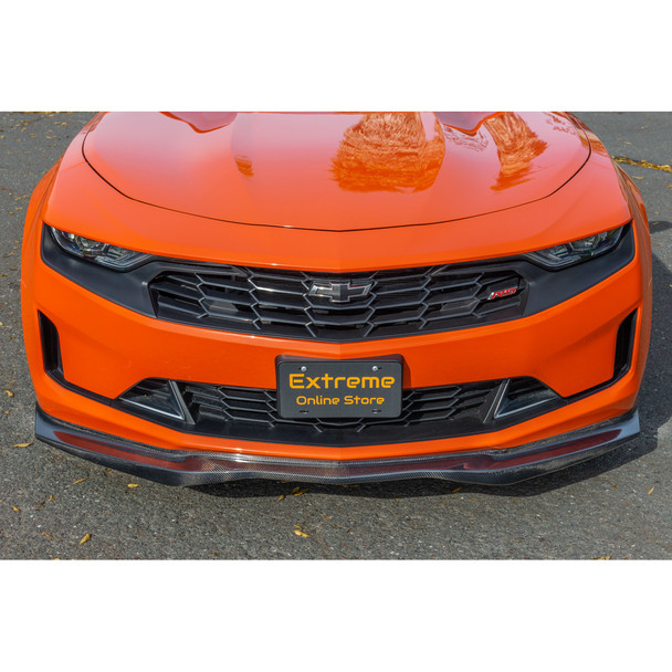 EOS T6 Style Front Splitter, Carbon Fiber :: 2019-2024 Camaro Non ZL1