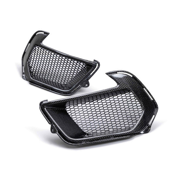 Anderson Composites Air Duct Bezels, Carbon Fiber :: 2021-2023 Ford Mustang Mach 1