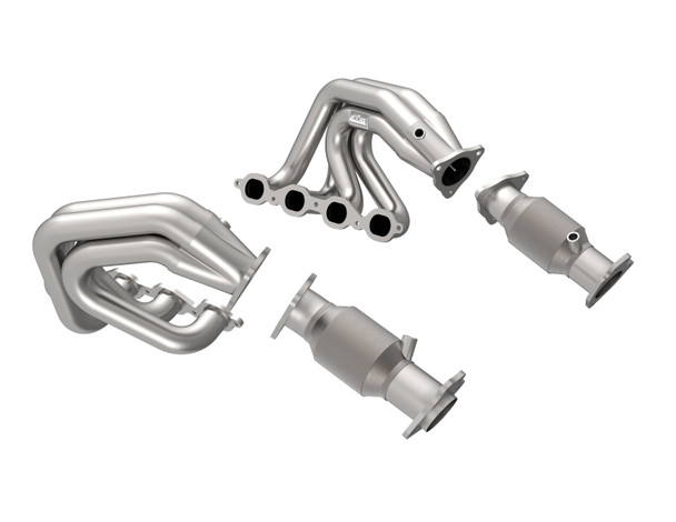Kooks 2"x3" Stainless Steel Long Tube Headers w/High Output GREEN Cats :: 2020-2025 Corvette Stingray