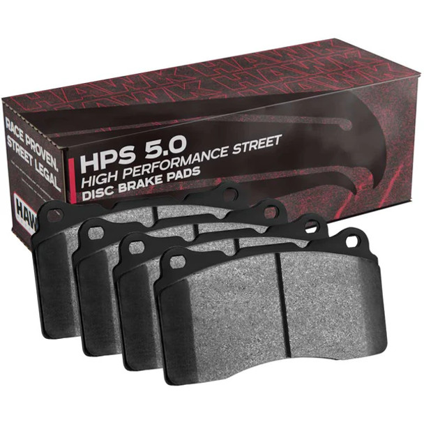 Hawk HPS 5.0 Rear Brake Pads :: 2015-2023 Ford Mustang w/ Performance Pack