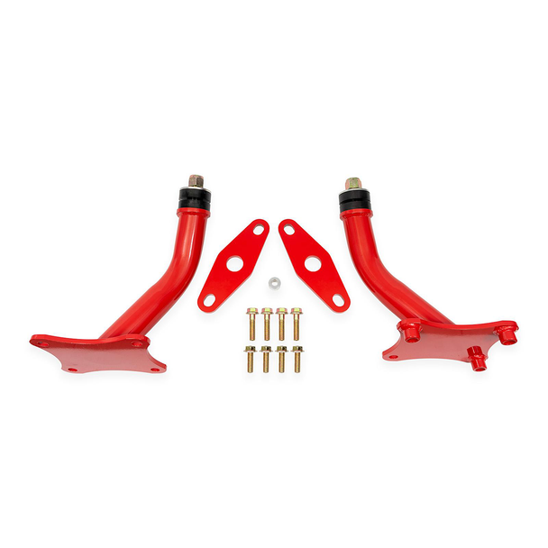 BMR Motor Mount Kit w/ Solid Bushings, Red :: 2015-2019 Cadillac CTS-V & 2016-2024 Camaro V8