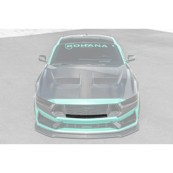 EOS Upper Middle Grille Trim, Carbon Fiber :: 2024-2025 Ford Mustang Dark Horse