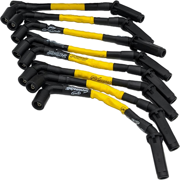 Granatelli Spark Plug Wireset w/ Silicone Jacket, Yellow :: 2020-2025 Corvette Stingray & E-Ray