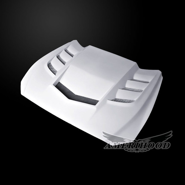 AmeriHood VIP Style Functional Heat Extraction Hood :: 2015-2017 Ford Mustang
