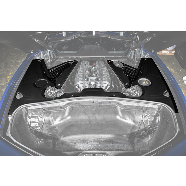 C8 Corvette Carbon Flash Engine Bay Trim Appearance Panel Cover :: 2020-2026 C8 Corvette Coupe
