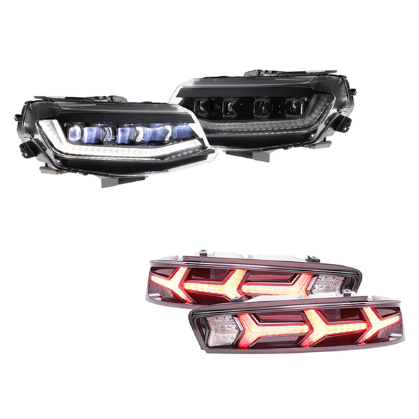 Morimoto XB LED Headlights & XB LED Taillights, Smoked :: 2016-2018 Camaro & 2017-2024 Camaro ZL1