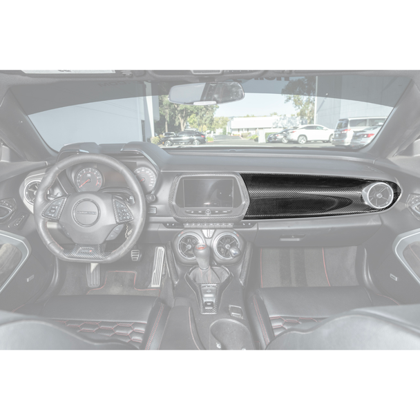 6th Gen Camaro Dashboard Panel Cover, Carbon Fiber :: 2016-2024 Camaro