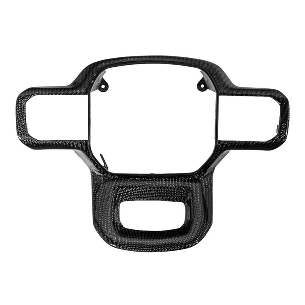 Ford F-150 Steering Wheel Button Cover, Carbon Fiber :: 2021-2026 Ford F-150