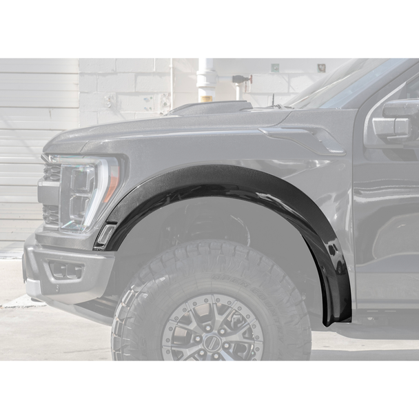 Ford F-150 Front Side Fender Flares, Carbon Fiber :: 2021-2026 Ford F-150 Raptor
