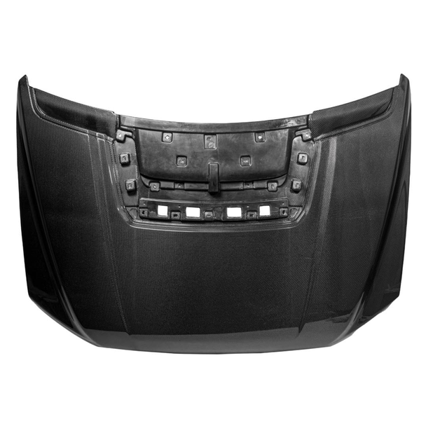 Ford F-150 Hood w/o Vent Scoop, Carbon Fiber :: 2021-2026 Ford F-150 Raptor
