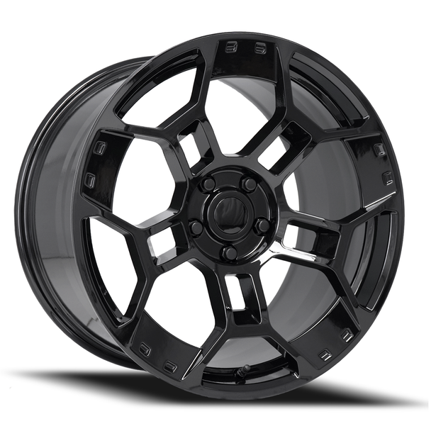 FR 701F  GT-D Replica Rear Wheel, Gloss Black, 19x11 +50 :: 2015-2026 Mustang