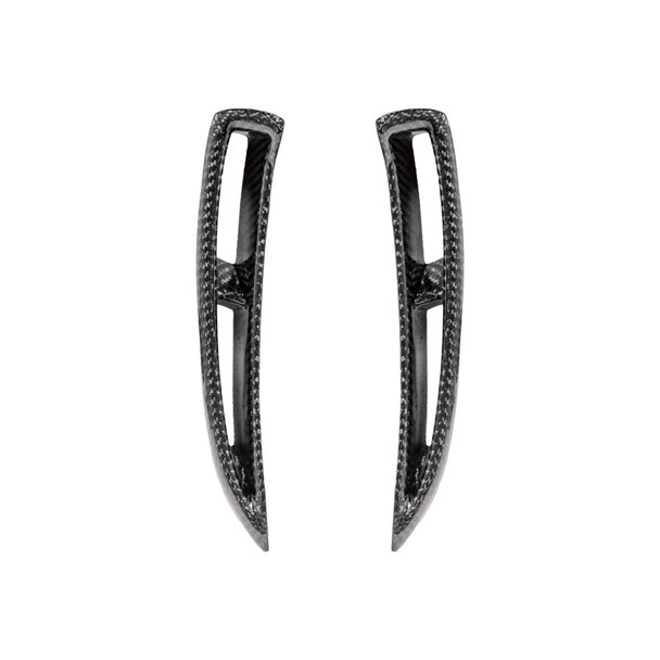 C6 Corvette ZR1-Style Widebody Conversion Rear Side Fender Vents, Carbon Fiber :: 2005-2013 C6 Corvette