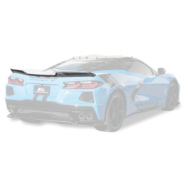 C8 Corvette Z06 Visible Rear Ducktail Spoiler, Carbon Fiber :: 2020-2026 Corvette C8 Stingray & Z51