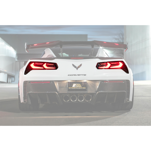 C7 Corvette Factory Style Sequential LED Taillights, Smoked Lens :: 2014-2019 C7 Corvette