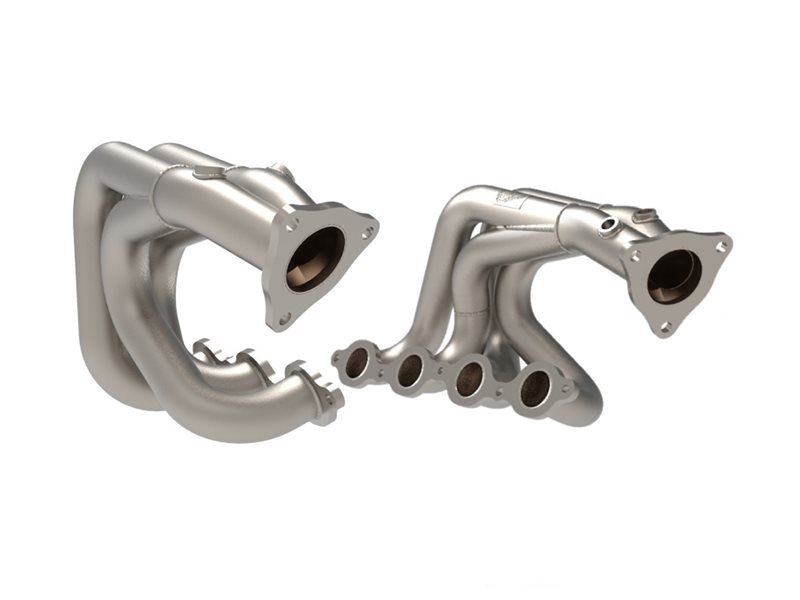 aFe Power Twisted Steel 304 Stainless Steel Long Tube Header