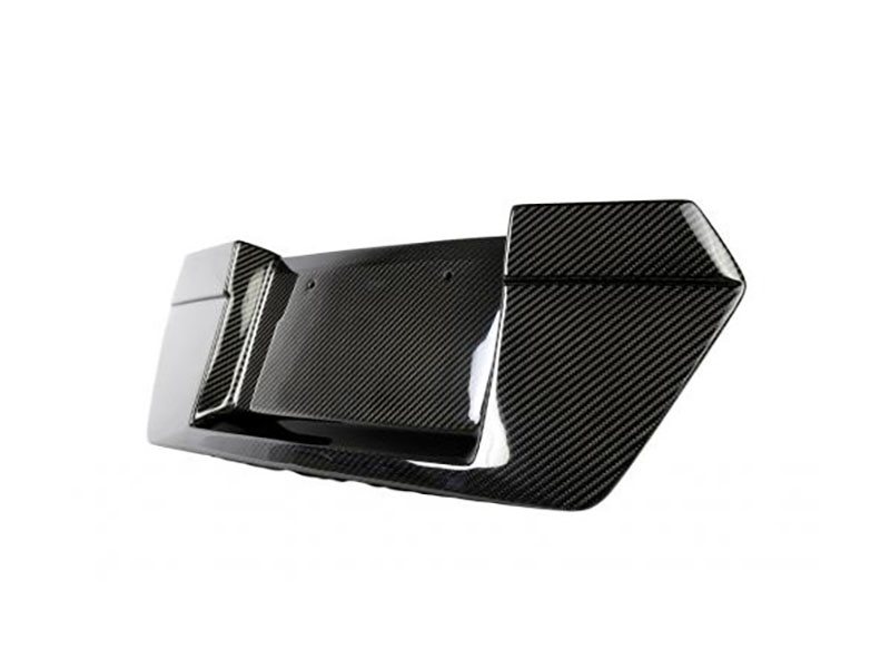 キャンディライフ　プレート　cbx APR License Plate Backing, Carbon Fiber