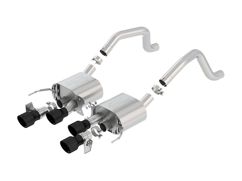 Borla ATAK Axle-Back Exhaust System 11903CB w/ 4.25