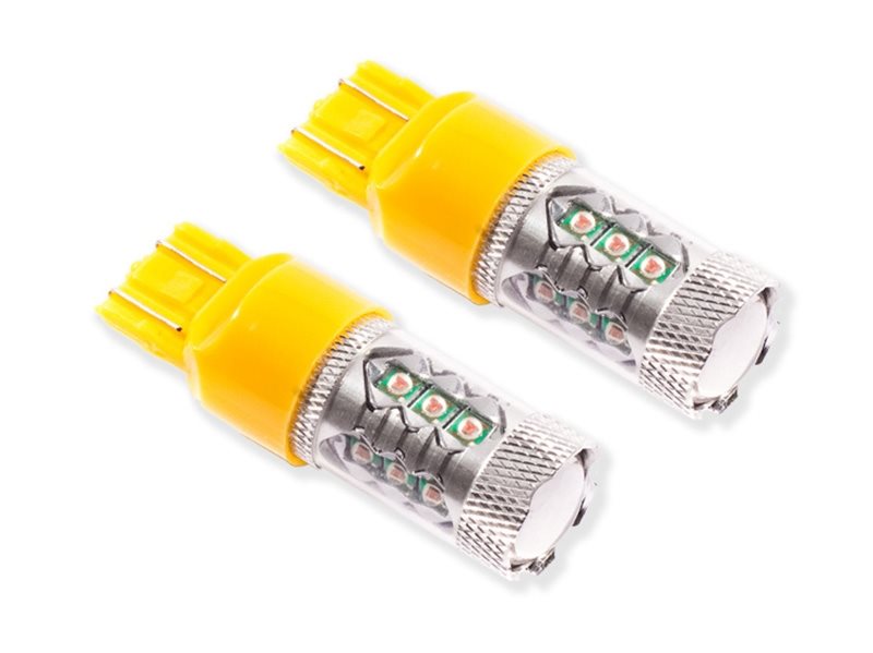 Diode Dynamics 7443 XP80 LED Amber Turn Signal Bulb, Pair