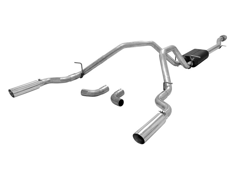 Flowmaster 40 2本セット 40 Series Flow Muffler 2 Chamber Single In/Dual Out - 3